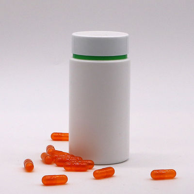 Caps de PE de cor personalizada Container de suplemento sólido de duas camadas para garrafa de pílula de 175ml