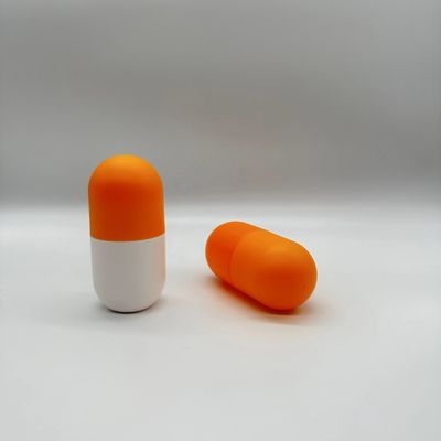 Impressão em tela Flasca de cápsulas de plástico HDPE para cápsulas Suplemento de pílulas