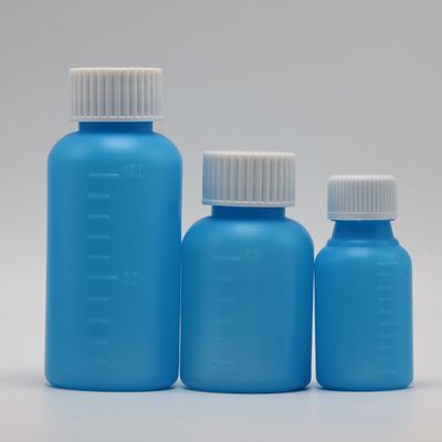30 ml / 1 oz / 1cc HDPE comprimido de medicina líquida frasco de pílula com tampa CRC e impressão na tela