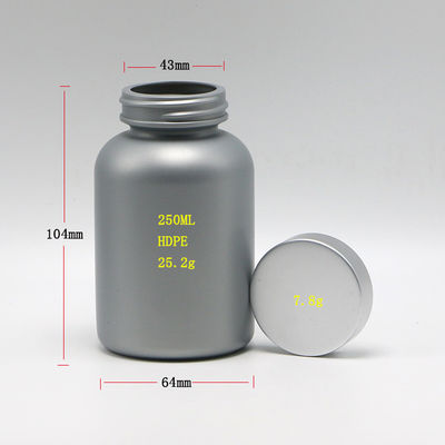 250 ml frasco de plástico HDPE para medicamentos pílulas Material do colarinho