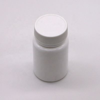 Garrafa de plástico HDPE de capacidade de 45 ml com tampa de parafuso e serviço de impressão de etiquetas personalizadas