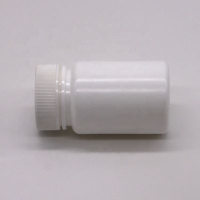 Garrafa de plástico HDPE de capacidade de 45 ml com tampa de parafuso e serviço de impressão de etiquetas personalizadas