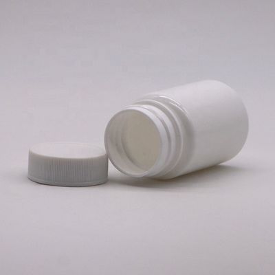 Garrafa de plástico HDPE de capacidade de 45 ml com tampa de parafuso e serviço de impressão de etiquetas personalizadas