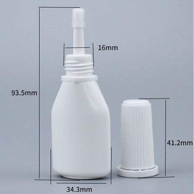 Logotipo: garrafa personalizada de 10 ml de spray de pó de PE para separação de pó e spray nasal