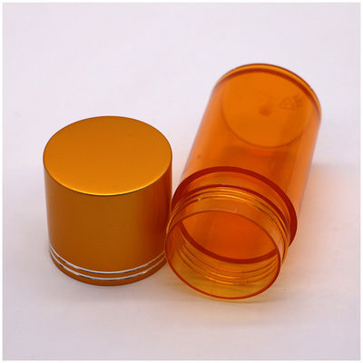 Embalagem médica de cor personalizável 70 ml garrafa PET transparente com tipo de vedação SCREW CAP