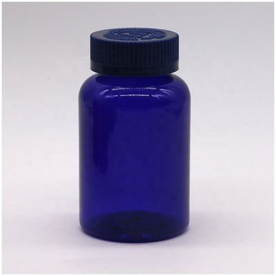 PET cápsula de plástico vazia frasco de remédio com CRC parafusos Flip Top Caps 175ML/CC/6OZ