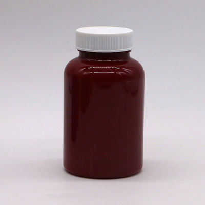 PET cápsula de plástico vazia frasco de remédio com CRC parafusos Flip Top Caps 175ML/CC/6OZ