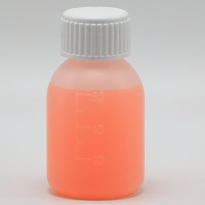 Garrafa de xarope de PE 60 ml / 2 oz em cor opaca branca / azul para opções de cores personalizadas