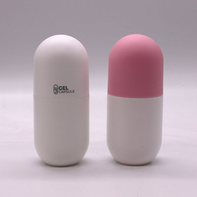 Garrafa em forma de cápsula de 130 ml de HDPE para suplemento dietético de nutrição com tampa de parafuso