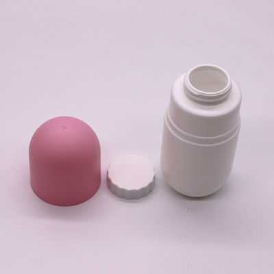 Garrafa em forma de cápsula de 130 ml de HDPE para suplemento dietético de nutrição com tampa de parafuso
