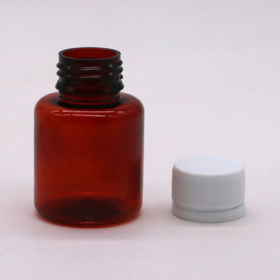 70 ml PET Ambar xarope para tosse de bordo frasco de líquido oral com tampa de segurança e vedação térmica