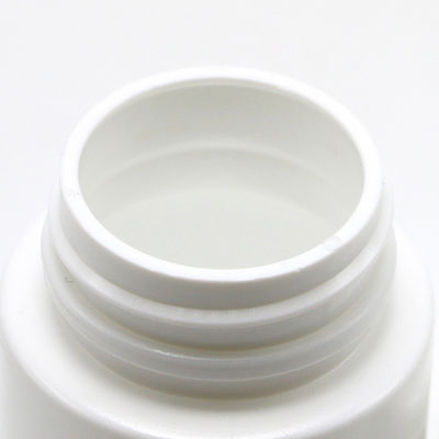 30 ml de HDPE Portátil em pó de plástico branco Pilha de remédio Tabletes Flascas de recipiente com tampa de segurança para crianças