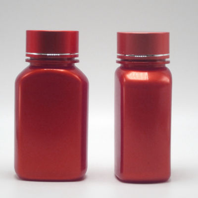 150 ml PET Quadrado Flat Botões de Medicamento de Plástico com diferentes tampas