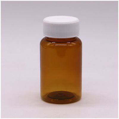 100 ml PET Ambar Botulha de Medicamento Plástico para Pilhas/Vitaminas/Collar de Cápsulas Material PET