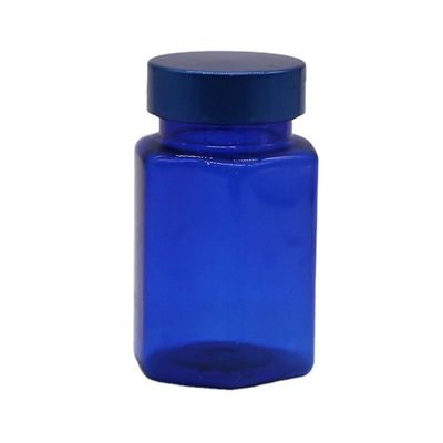 Botão de plástico PET de 150 ml/5 oz para armazenamento de cápsulas e pílulas de suplemento