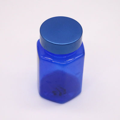 Botão de plástico PET de 150 ml/5 oz para armazenamento de cápsulas e pílulas de suplemento