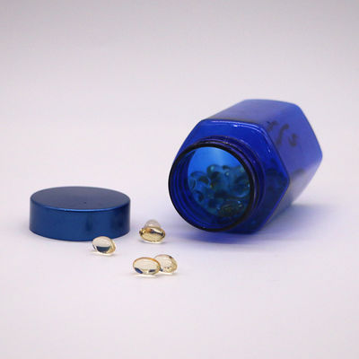 Botão de plástico PET de 150 ml/5 oz para armazenamento de cápsulas e pílulas de suplemento