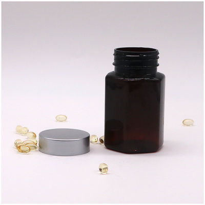 Botão de plástico PET de 150 ml/5 oz para armazenamento de cápsulas e pílulas de suplemento