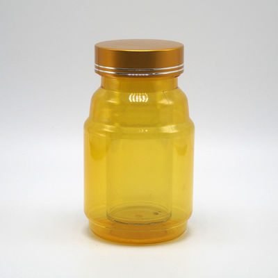 Capacetes resistentes a crianças recipientes de pílulas PET para farmácia armazenamento de cápsulas de pílulas 250 ml