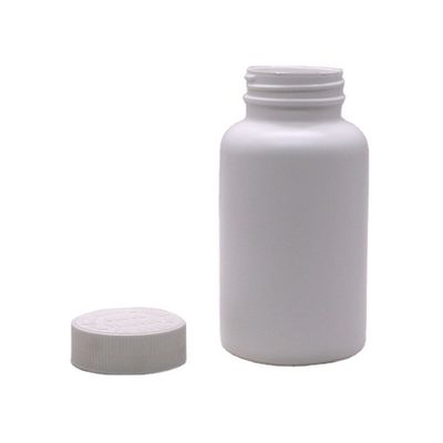 Garrafa PE com tampa de volta Garrafas vazias de plástico de boca larga para recipientes de cápsulas de 300 ml