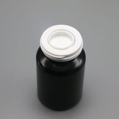 90 mL PET Botão de plástico de forma redonda para medicamentos Solução de armazenamento de cápsulas sólidas