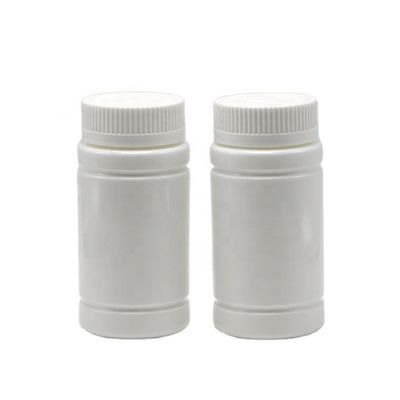 Logotipo personalizado PE Botão de plástico em forma de bambu vazio com tampa de parafuso para pílula cápsula comprimido suplemento de medicina 5OZ 150ml