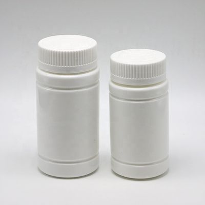 Logotipo personalizado PE Botão de plástico em forma de bambu vazio com tampa de parafuso para pílula cápsula comprimido suplemento de medicina 5OZ 150ml