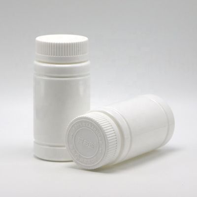 Logotipo personalizado PE Botão de plástico em forma de bambu vazio com tampa de parafuso para pílula cápsula comprimido suplemento de medicina 5OZ 150ml