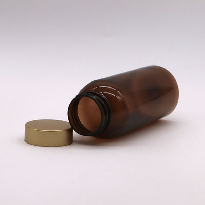 Garrafa de plástico PET estéril congelada de 250 g de capacidade para armazenamento ecológico de suplementos