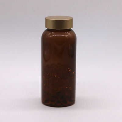 Garrafa de plástico PET estéril congelada de 250 g de capacidade para armazenamento ecológico de suplementos
