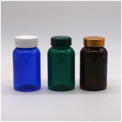 Medicina Industrial 160ml/5.3oz PET Botão de Plástico com Tapete Flip/Tapete Resistente a Crianças