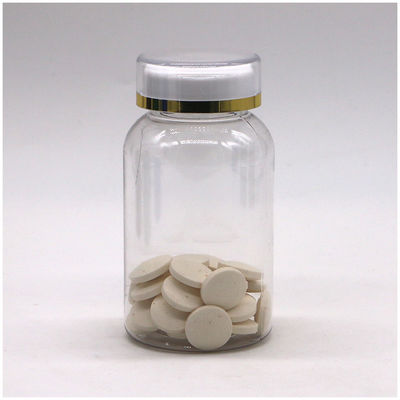 Medicina Industrial 160ml/5.3oz PET Botão de Plástico com Tapete Flip/Tapete Resistente a Crianças