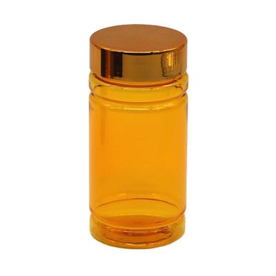 175 ml de capacidade PET plástico cápsula de pílula frasco de remédio com CRC parafusos Flip Top Caps