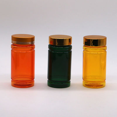 175 ml de capacidade PET plástico cápsula de pílula frasco de remédio com CRC parafusos Flip Top Caps