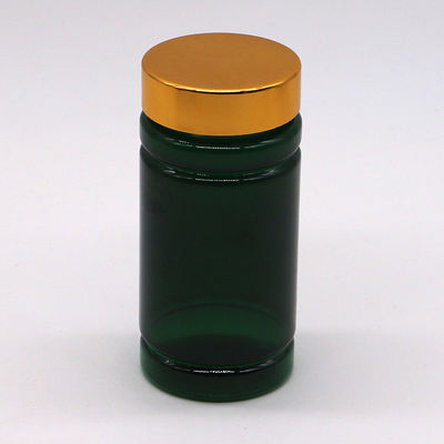 175 ml de capacidade PET plástico cápsula de pílula frasco de remédio com CRC parafusos Flip Top Caps
