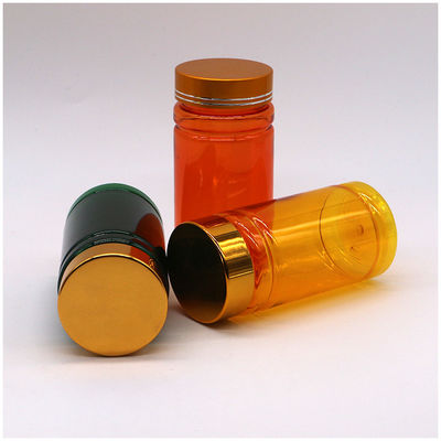 175 ml de capacidade PET plástico cápsula de pílula frasco de remédio com CRC parafusos Flip Top Caps