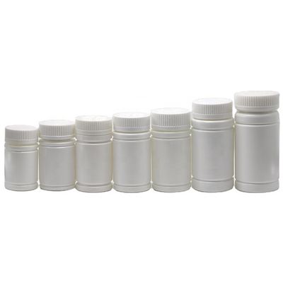 120 ml Botão de plástico PE redondo com tampa de parafuso para comprimidos