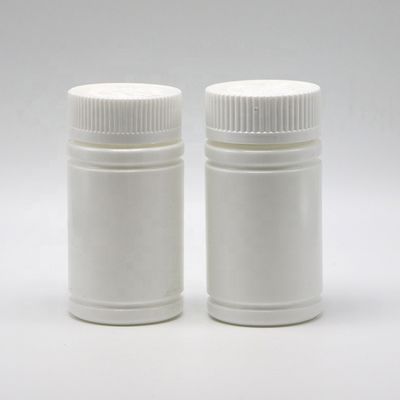 120 ml Botão de plástico PE redondo com tampa de parafuso para comprimidos