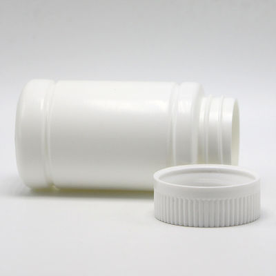 120 ml Botão de plástico PE redondo com tampa de parafuso para comprimidos