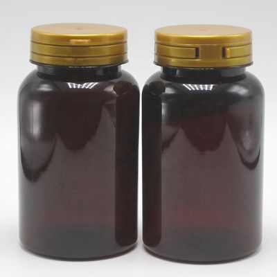 Garrafa de plástico PET de 220 ml de forma redonda com tampa desmontável Serviço de impressão de etiquetas personalizadas