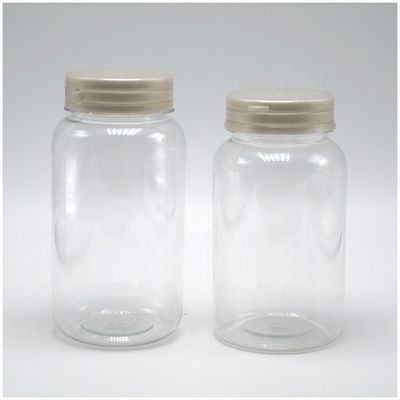 Garrafa de plástico PET de 220 ml de forma redonda com tampa desmontável Serviço de impressão de etiquetas personalizadas