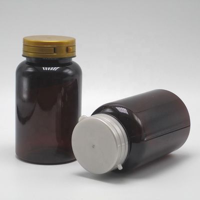 Garrafa de plástico PET de 220 ml de forma redonda com tampa desmontável Serviço de impressão de etiquetas personalizadas