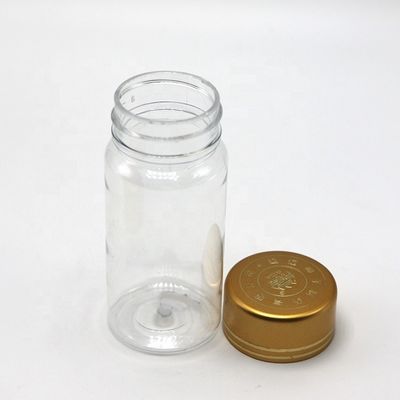 Container de tubo reto PET para comprimidos e cápsulas