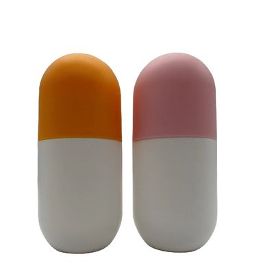 Capela de parafusos 130 ml HDPE Garrafa de cápsula para suplemento doces comprimidos medicina plástica
