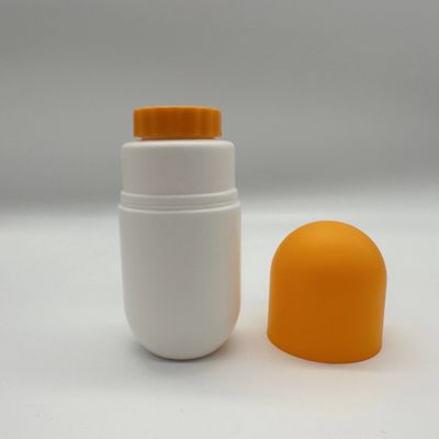 Capela de parafusos 130 ml HDPE Garrafa de cápsula para suplemento doces comprimidos medicina plástica