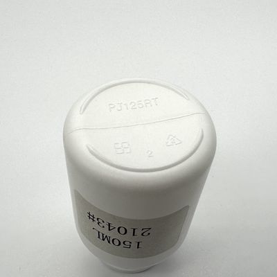Botões de suplemento de cápsula de medicina plástica de capacidade de 150 ml