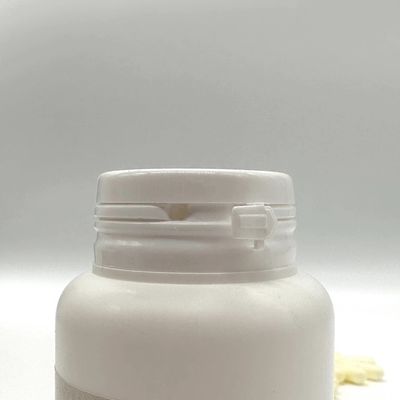 Botões de suplemento de cápsula de medicina plástica de capacidade de 150 ml