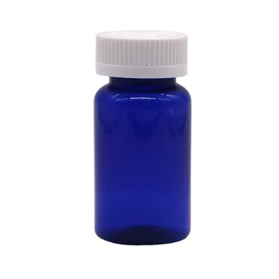 Garrafa de plástico PET de forma redonda de 75 ml com tampa de parafuso e serviço de impressão de etiquetas personalizadas