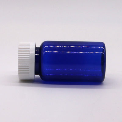 Garrafa de plástico PET de forma redonda de 75 ml com tampa de parafuso e serviço de impressão de etiquetas personalizadas