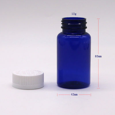 Garrafa de plástico PET de forma redonda de 75 ml com tampa de parafuso e serviço de impressão de etiquetas personalizadas